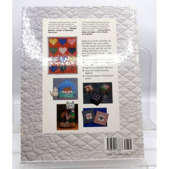 Quilting pattern book "50 Country Quilting Projects" Margt Echols, ED. ©1990 Rod - Picture 2 of 7